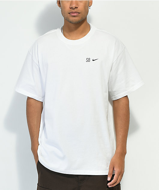 barrikade krølle Tillid Nike SB Sun Stripes White T-Shirt