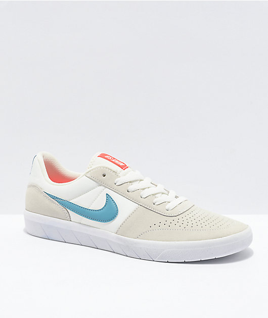 nike sb shoes white and blue