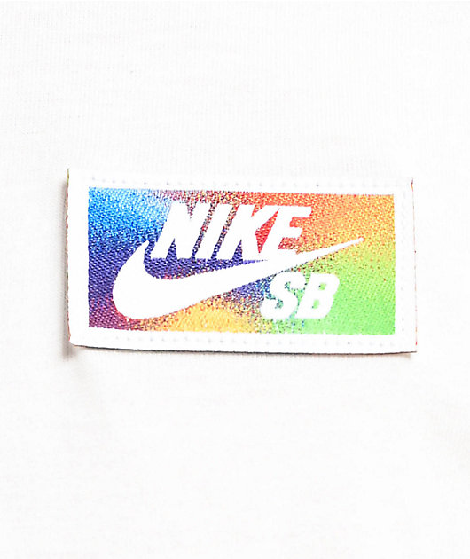 Nike SB Thumbprint Tシャツ 半袖 Cream Sail 送料込み Nike SB Thumbprint Cream Sail T-Shirt | Zumiez