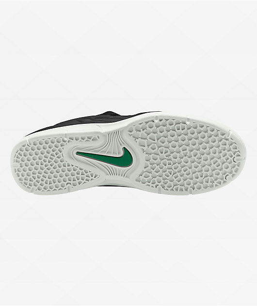 Nike SB Vertebrae Black & Malachite Skate Shoes | Zumiez