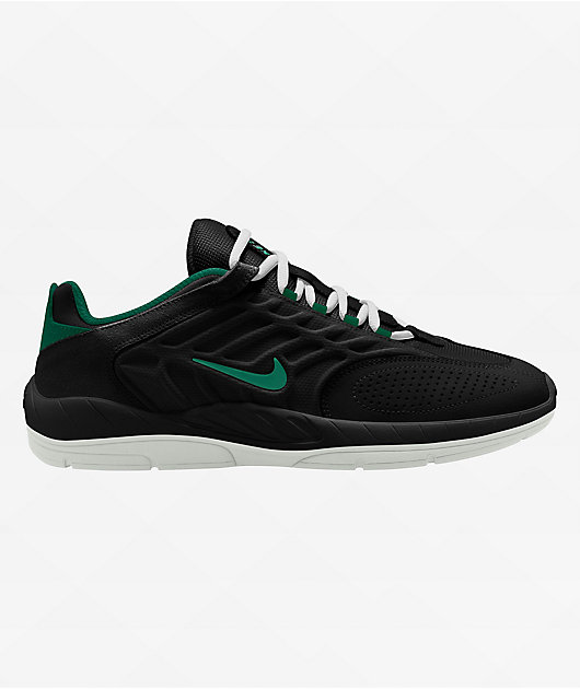Nike SB Vertebrae Black & Malachite Skate Shoes | Zumiez