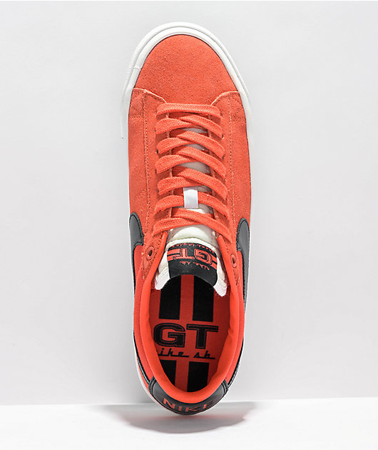 Nike SB Zoom Blazer Low GT Team Orange & Black Skate Shoes