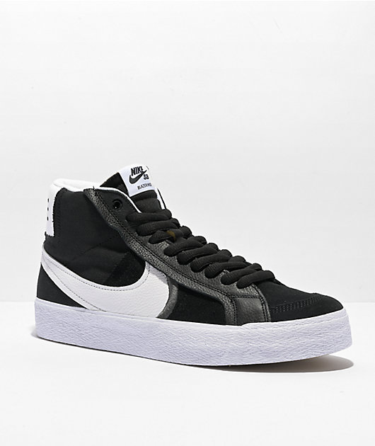 Nike blazer mid premium shops black