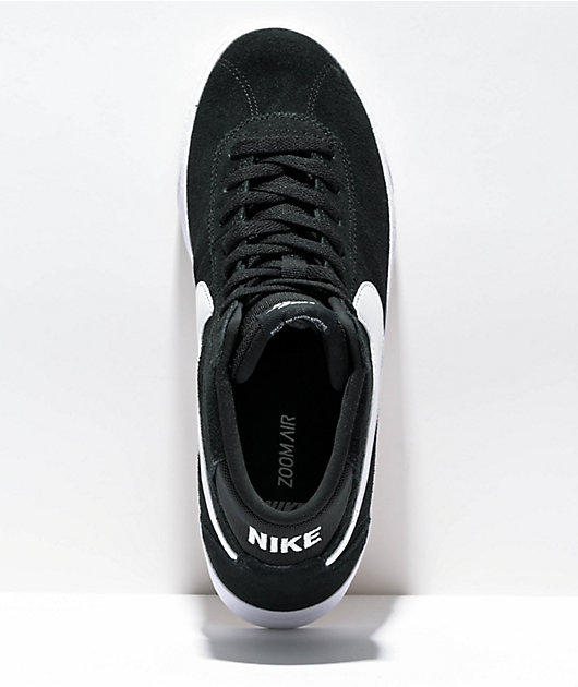 Nike SB Zoom Bruin High Black White Skate Shoes Zumiez