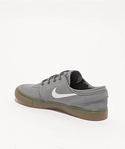 Nike SB Zoom Janoski OG+ Cool Grey, White & Gum Skate Shoes