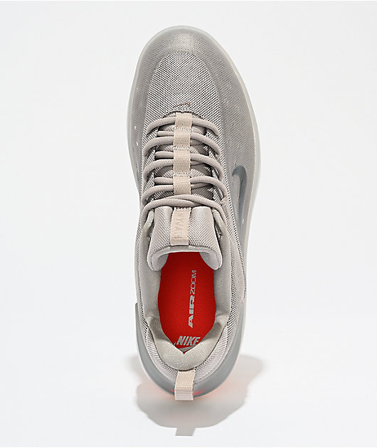 Nike SB Zoom Nyjah 4 Grey, Silver & Jade Skate Shoes | Zumiez