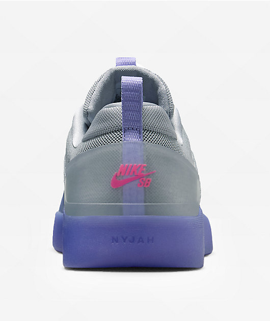 Nike SB Zoom Nyjah 4 Thistle, Black & Grey Skate Shoes