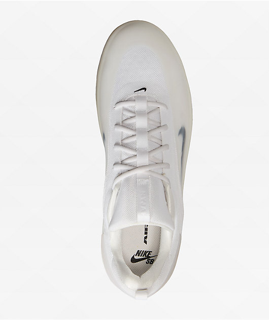 Nike SB Zoom Nyjah 4 White & Black Skate Shoes