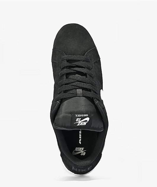Nike SB Zoom Tennis Classic XL Black & White Skate Shoes