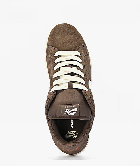 Nike SB Zoom Tennis Classic XL Brown & White Skate Shoes