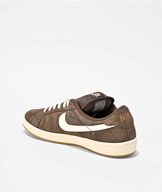 Nike SB Zoom Tennis Classic XL Brown & White Skate Shoes