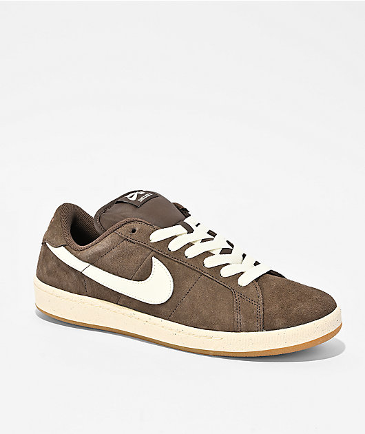 Nike SB Zoom Tennis Classic XL Brown & White Skate Shoes