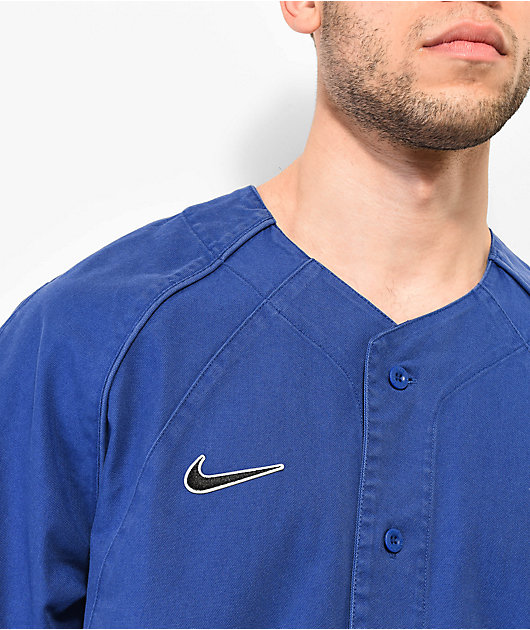 Forzado completar habilitar Nike SB camiseta de béisbol azul