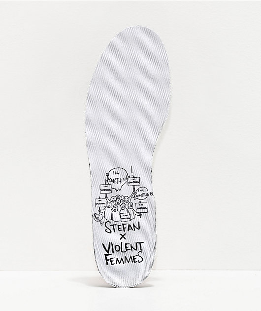 Een zin robot orkest Nike SB x The Violent Femmes Janoski RM White Canvas Skate Shoes