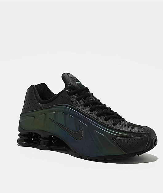 Nike Shox R4 SE Black & Seaweed Shoes | Zumiez