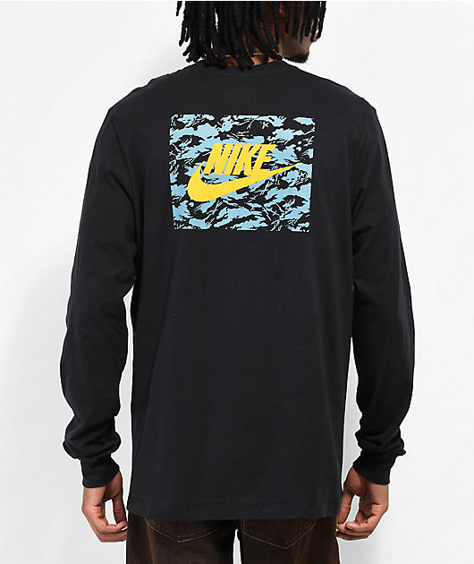 nike camo long sleeve shirt