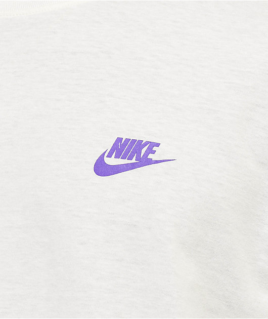 Arbitraje pagar Omitido Nike Sportswear Camo White Long Sleeve T-Shirt