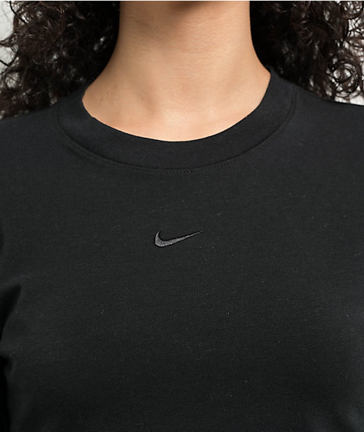 ★★Nike★★ Sportswear Chill Knit Long Sleeve Crop W Vintag Nike Sportswear Chill Knit Women's Slim Long-Sleeve Cropped