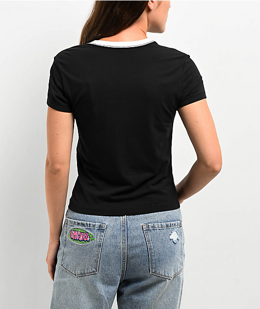 ☆NICK&NICOLE☆ WOOL TENCEL TEEBLACK Nike Sportswear Chill Knit Black T-Shirt | Zumiez