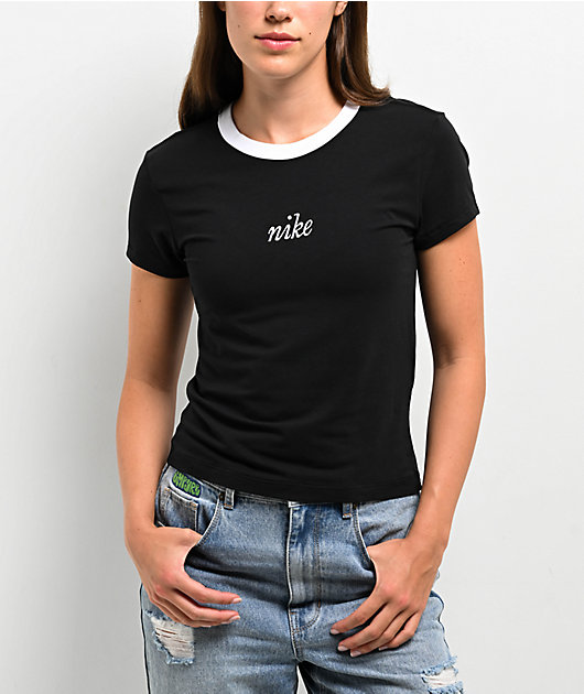 Nike Sportswear Chill Knit Black T-Shirt | Zumiez