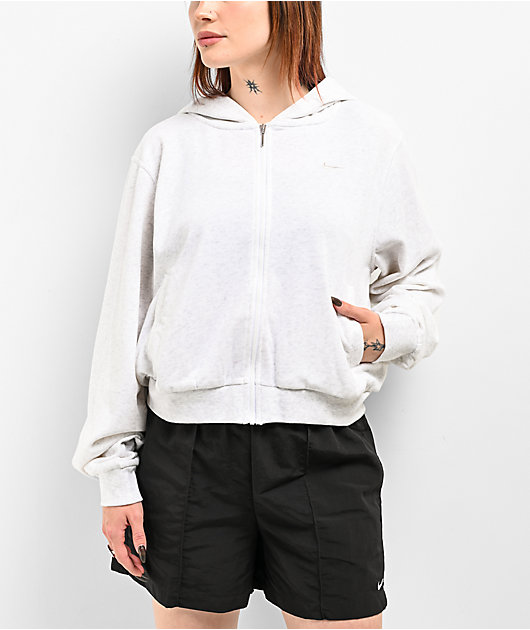 Nike Sportswear Chill Terry Light Orewood Brown Zip Hoodie