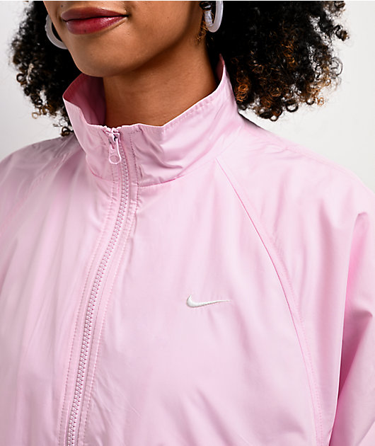 Nike Sportswear Classic UV Pink Oversized Track Jacket