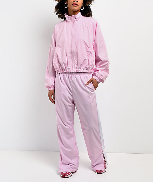 Nike Sportswear Classic UV Pink Oversized Track Jacket