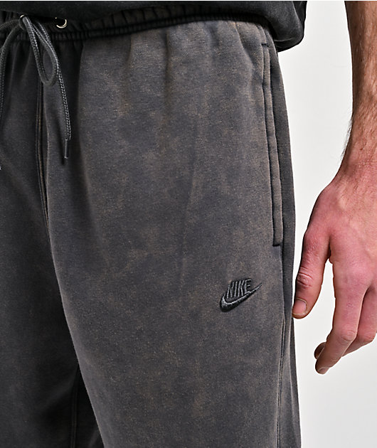 Nike Sportswear Club Anthracite Black Wash Jogger Sweatpants