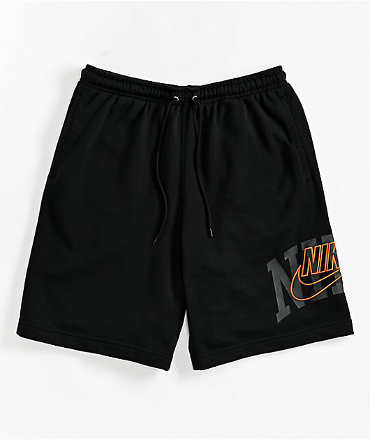 Nike Sportswear Club Arch GX Black Sweat Shorts