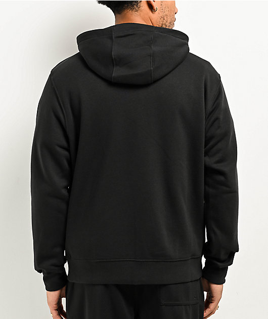 Nike Sportswear Club Black & White Zip Hoodie | Zumiez