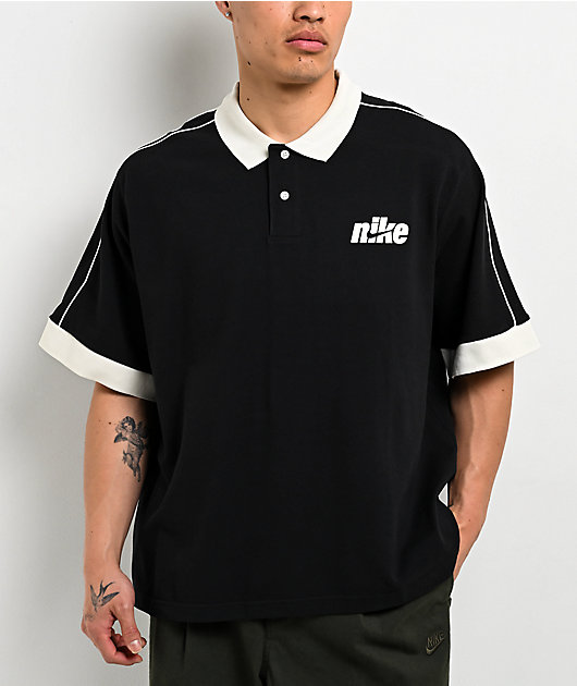Nike Sportswear Club Black Polo Shirt