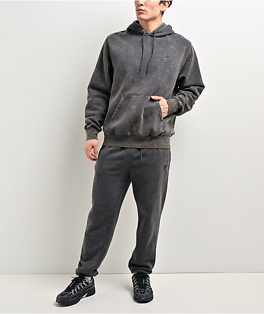 Nike Sportswear Club Black Wash Hoodie