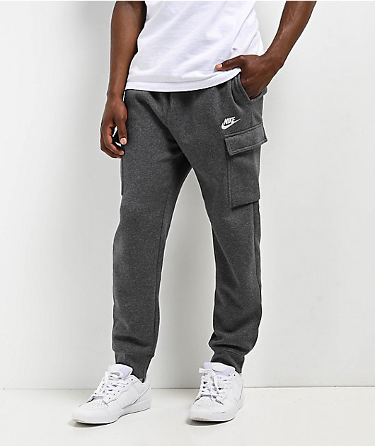 Nike club joggers charcoal on sale