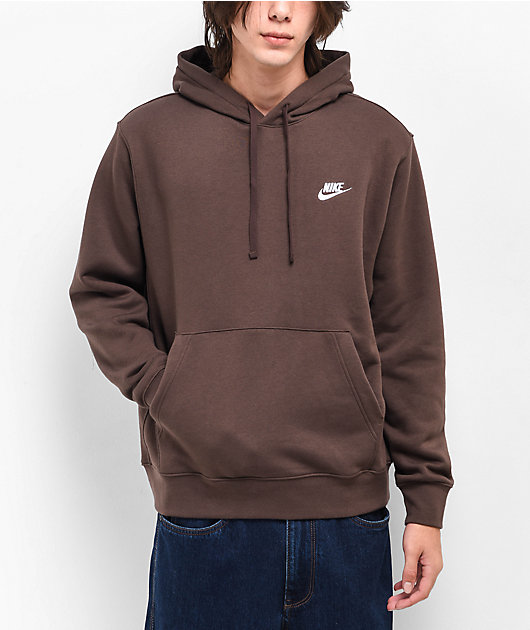 Nike Sportswear Club Fleece Baroque Brown Hoodie Zumiez