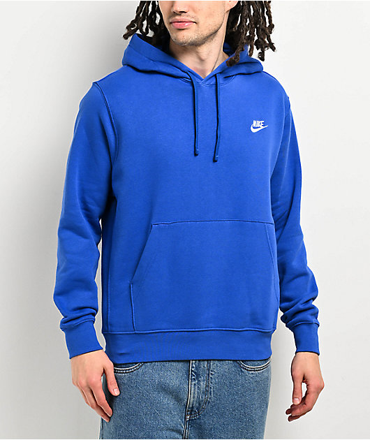 Nike Team Club Pullover Hoodie (Royal/White, Small) : : Clothing,  Shoes & Accessories