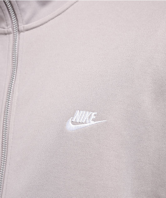 Nike Sportswear Club Fleece Grey Oversized Zip Track Jacket