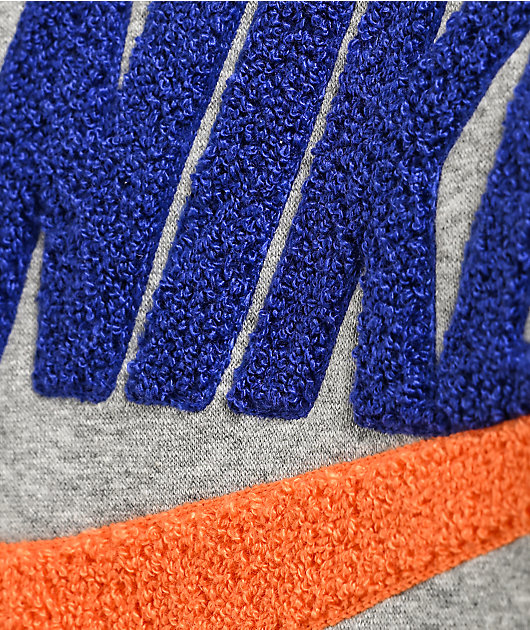 nike blue and orange sweatshirt