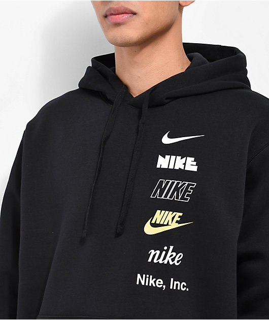 Nike Sportswear Club Fleece Plus Black Hoodie