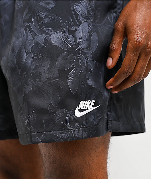 Nike Sportswear Club Floral Black Board Shorts