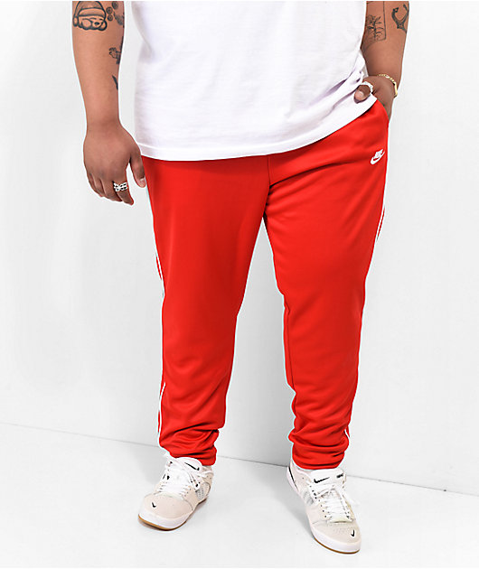 Nike air shop joggers red