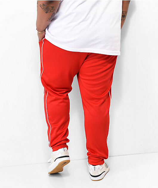 Red and white sweatpants online