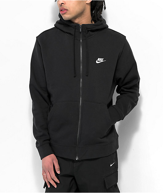 Falsedad lista hecho Nike Sportswear Club Sudadera con capucha polar y cierre