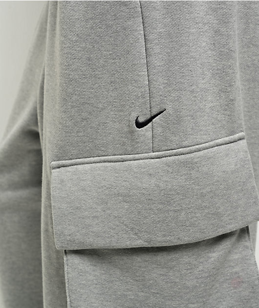 Nike Sportswear Dance Heather Grey Oversized Sweatpants