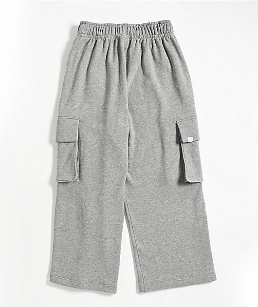 Nike Sportswear Dance Heather Grey Oversized Sweatpants