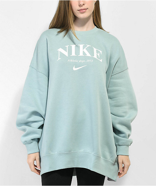 attractive average relieve Nike Sportswear Essential Light Blue Crewneck Sweatshirt