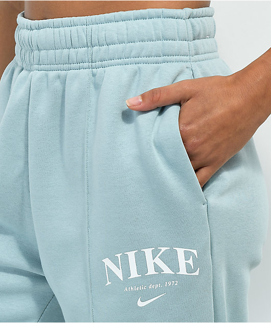 Nike Sportswear Essential Light Blue Fleece Sweatpants