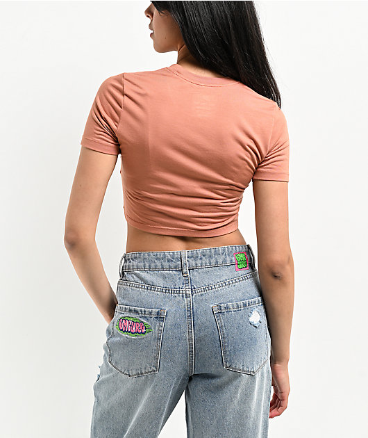 Nike Sportswear Essential Smokey Mauve Crop T-Shirt