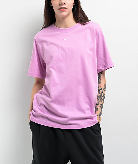 Nike Sportswear Essentials Beyond Pink T-Shirt | Zumiez