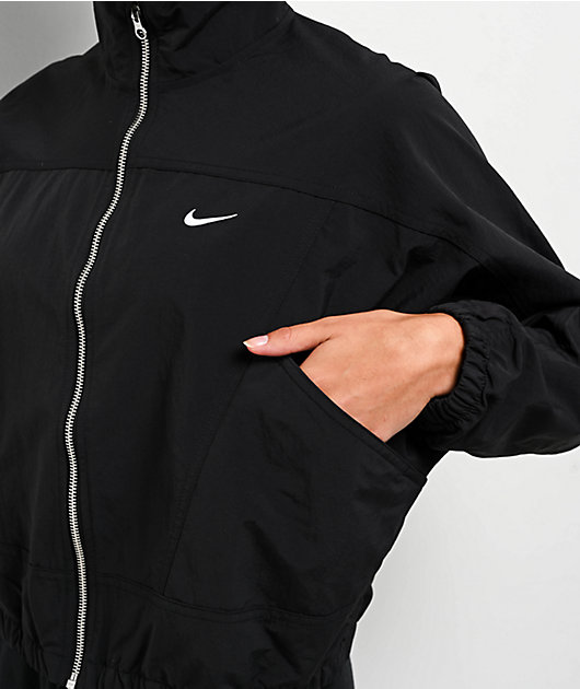 Nike Sportswear Everything Woven Repel UV Black Zip Jacket | Zumiez