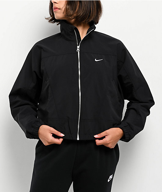 Nike Sportswear Everything Woven Repel UV Black Zip Jacket | Zumiez